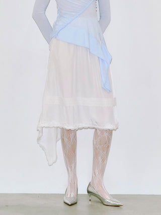 CROSS OVER LACE SKIRT