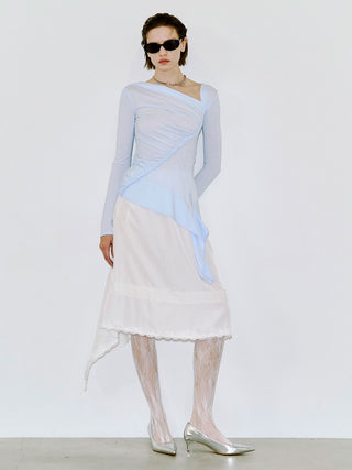 CROSS OVER LACE SKIRT