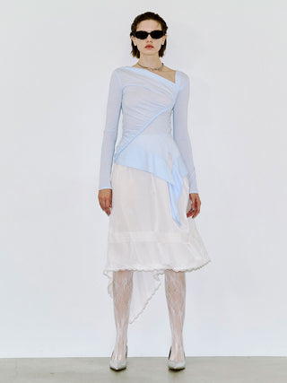 CROSS OVER LACE SKIRT