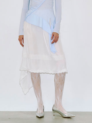 CROSS OVER LACE SKIRT