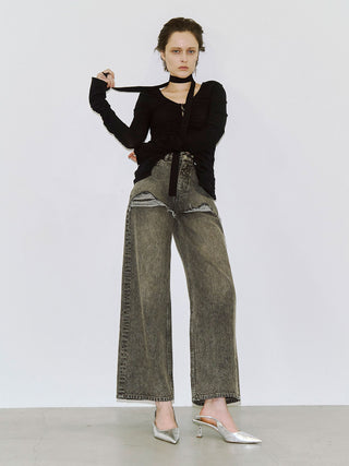 LAYERED LIKE DENIM PANTS