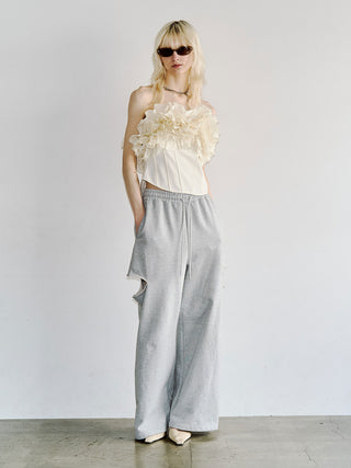 SIDE SLIT SWEAT PANTS