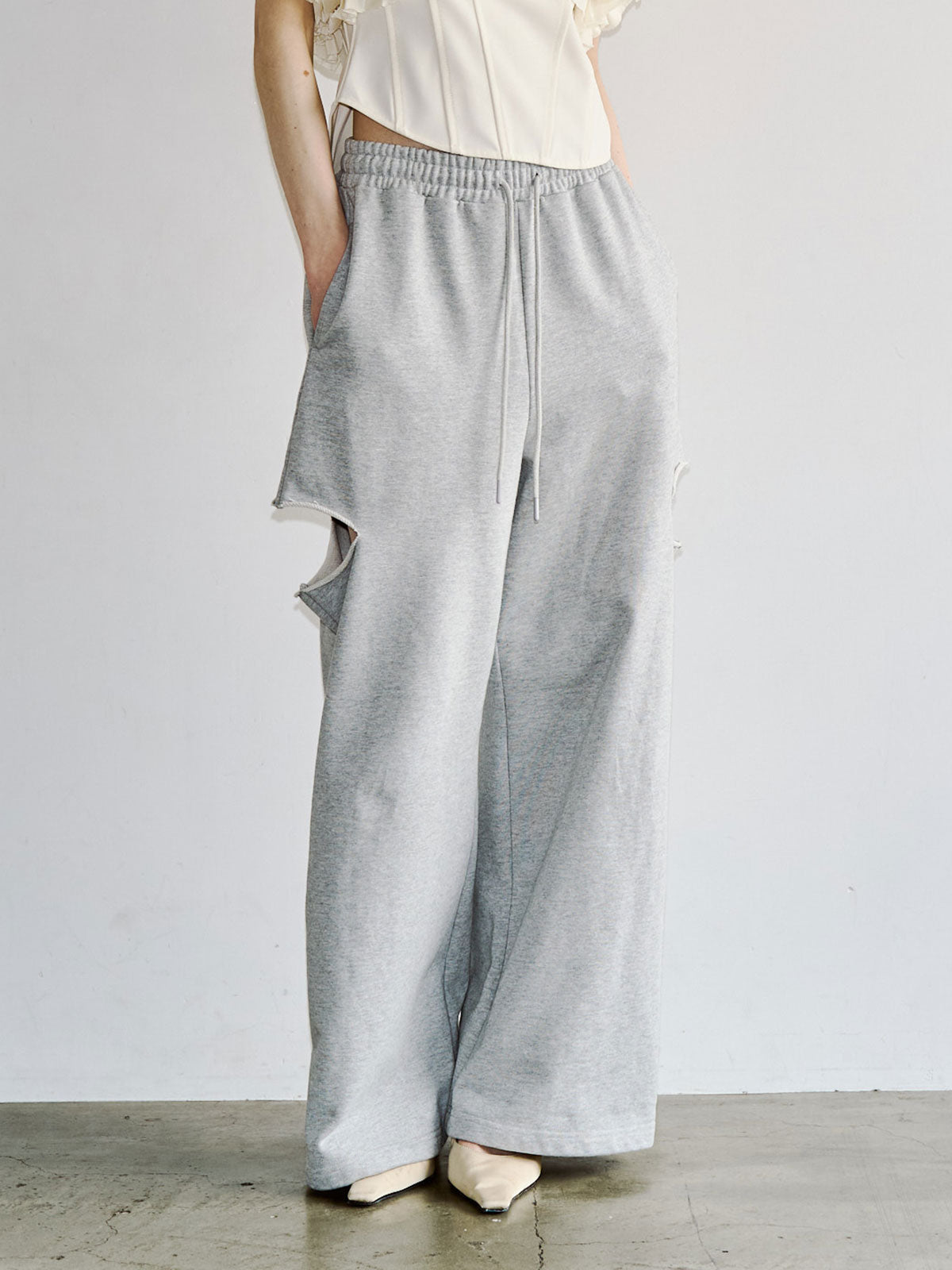 SIDE SLIT SWEAT PANTS – JOSEMOON