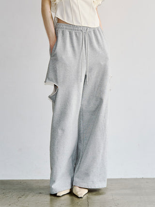 SIDE SLIT SWEAT PANTS