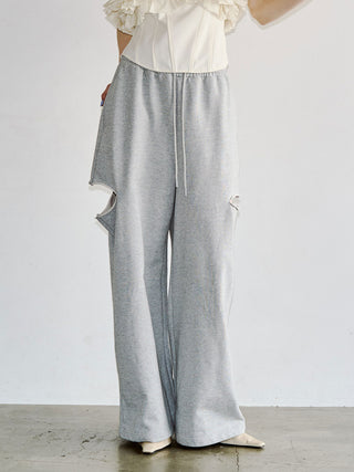 SIDE SLIT SWEAT PANTS