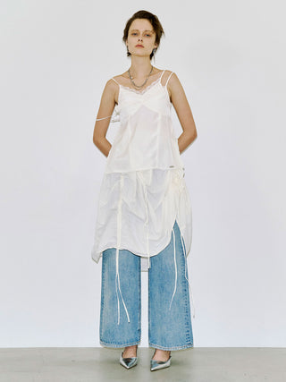 CROSS OVER LACE CAMI