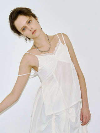 CROSS OVER LACE CAMI