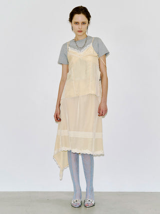 CROSS OVER LACE SKIRT