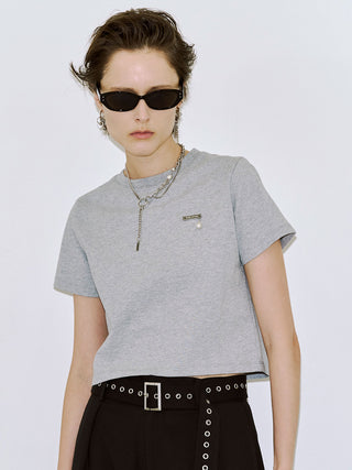 EYLET STUDS MINI TSHIRT