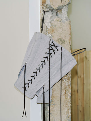 LACEUP SWEAT BUSTIER