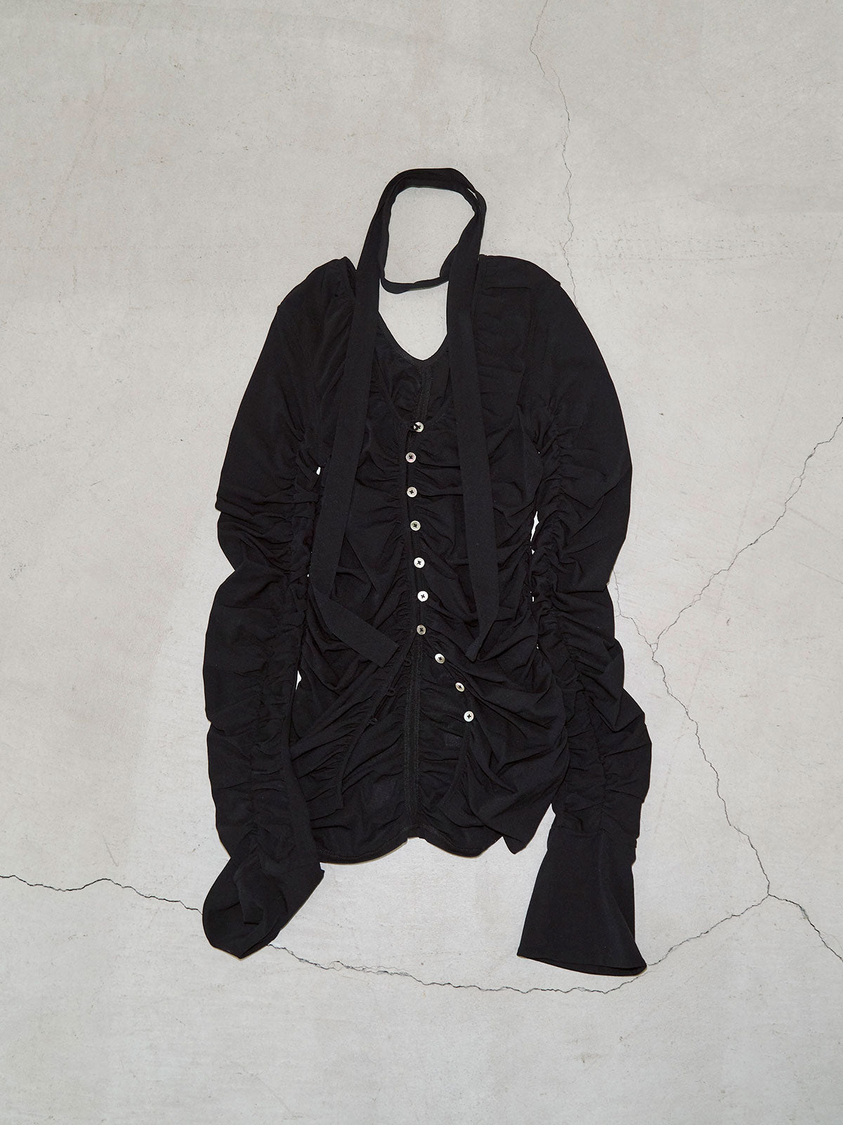 SPLIT GATHERS CHOKER TOPS – JOSEMOON