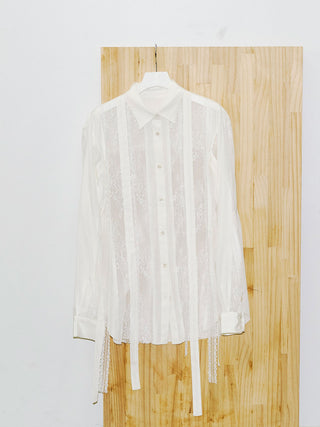 VERTICAL LACE SHIRT
