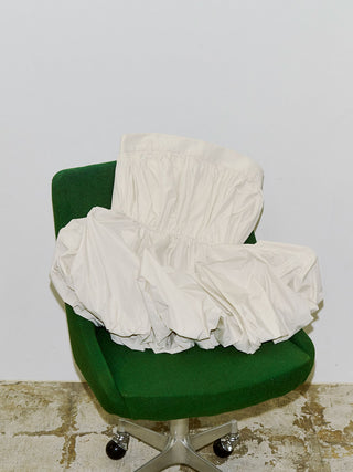 FOLD TAFFETA BLOUSE