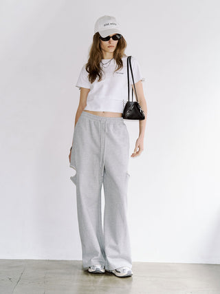 SIDE SLIT SWEAT PANTS