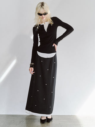 EYELET SKIRT