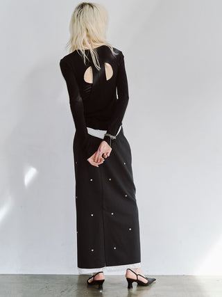 EYELET SKIRT