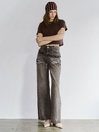 LAYERED LIKE DENIM PANTS