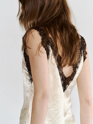 TWO SIDE LACE DRESS