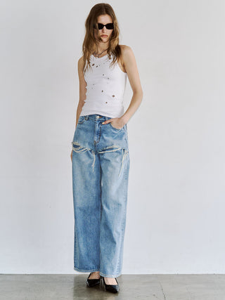 EYELET TANK TOP