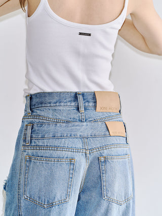 LAYERED LIKE DENIM PANTS