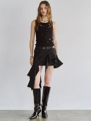 IRREGULAR HEM SKIRT