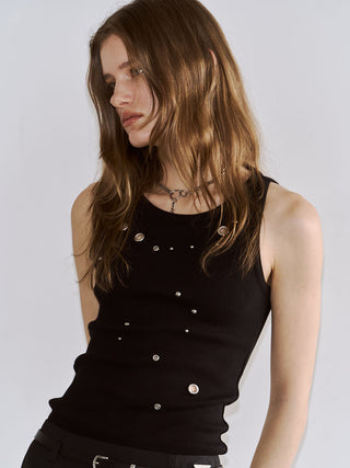 EYELET TANK TOP