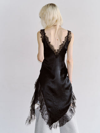 TWO SIDE LACE DRESS