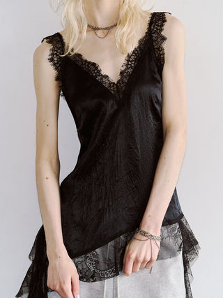 TWO SIDE LACE DRESS