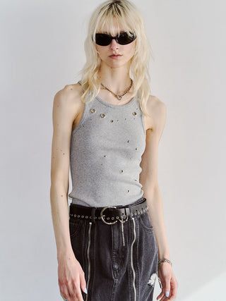 EYELET TANK TOP
