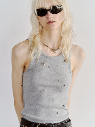 EYELET TANK TOP