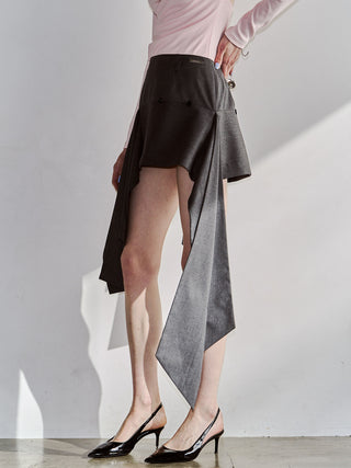 IRREGULAR HEM SKIRT