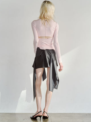IRREGULAR HEM SKIRT
