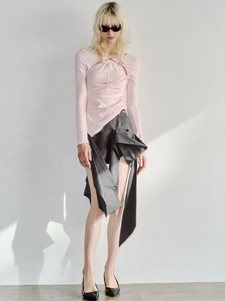 IRREGULAR HEM SKIRT