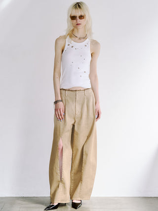 EYELET TANK TOP