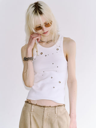 EYELET TANK TOP