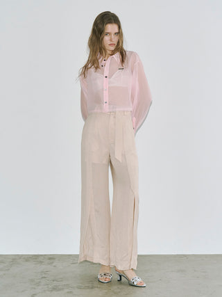 SHEER JOSEMOON SHORT SHIRTS