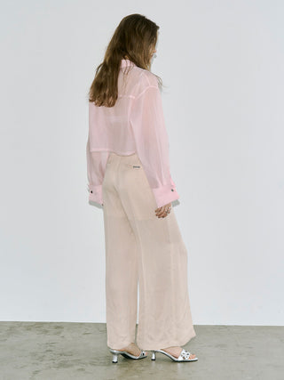 SHEER JOSEMOON SHORT SHIRTS