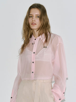 SHEER JOSEMOON SHORT SHIRTS