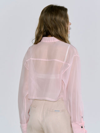 SHEER JOSEMOON SHORT SHIRTS