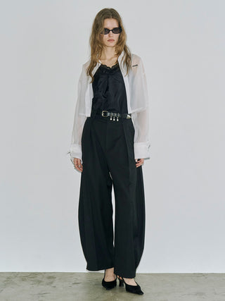 SHEER JOSEMOON SHORT SHIRTS