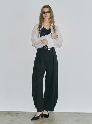 SHEER JOSEMOON SHORT SHIRTS