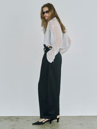 SHEER JOSEMOON SHORT SHIRTS