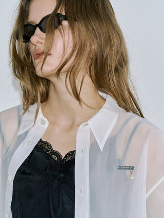 SHEER JOSEMOON SHORT SHIRTS