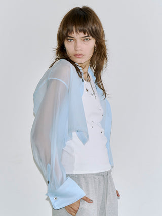 SHEER JOSEMOON SHORT SHIRTS