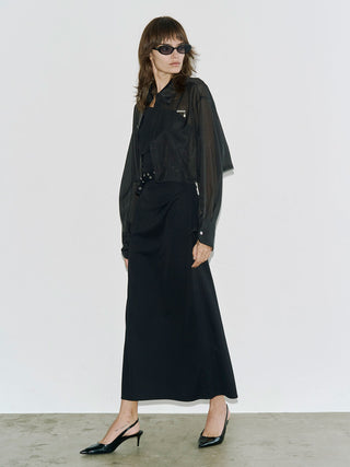 SHEER JOSEMOON SHORT SHIRTS