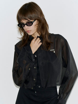 SHEER JOSEMOON SHORT SHIRTS