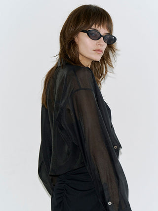 SHEER JOSEMOON SHORT SHIRTS