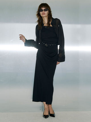 SHEER JOSEMOON SHORT SHIRTS