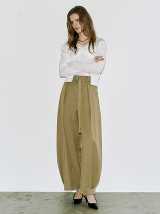 TULLE SEAM KNIT CARDIGAN