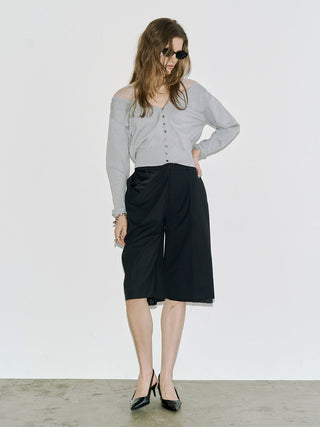 DRAPE HALF PANTS